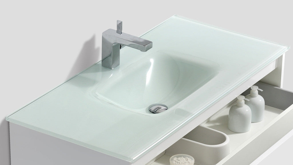 Aquamoon Venice 36 Modern Bathroom Vanity Set - White