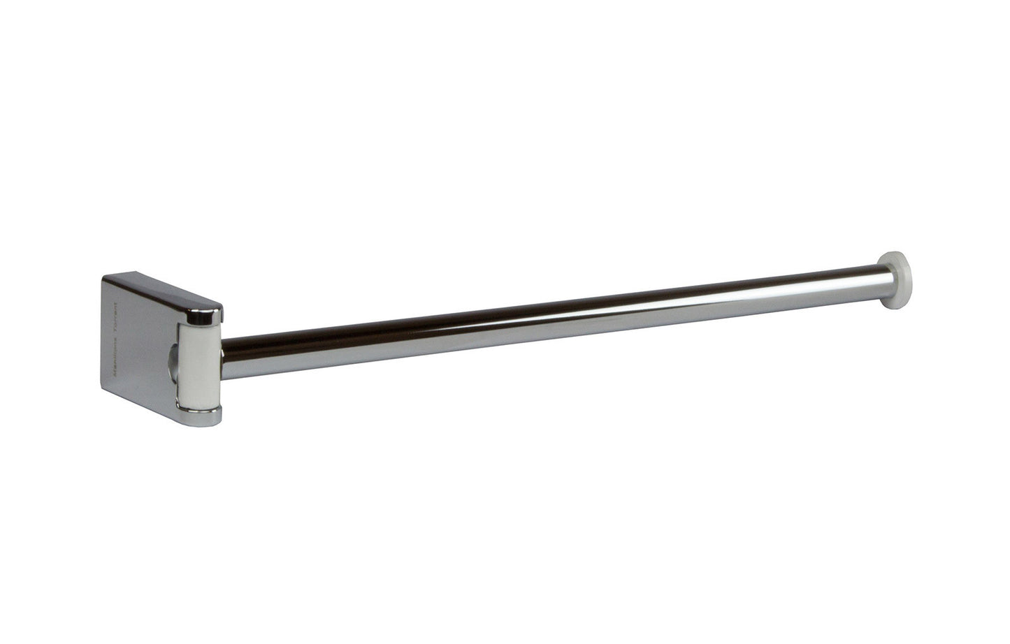 Iris swing towel rail - Chrome/White