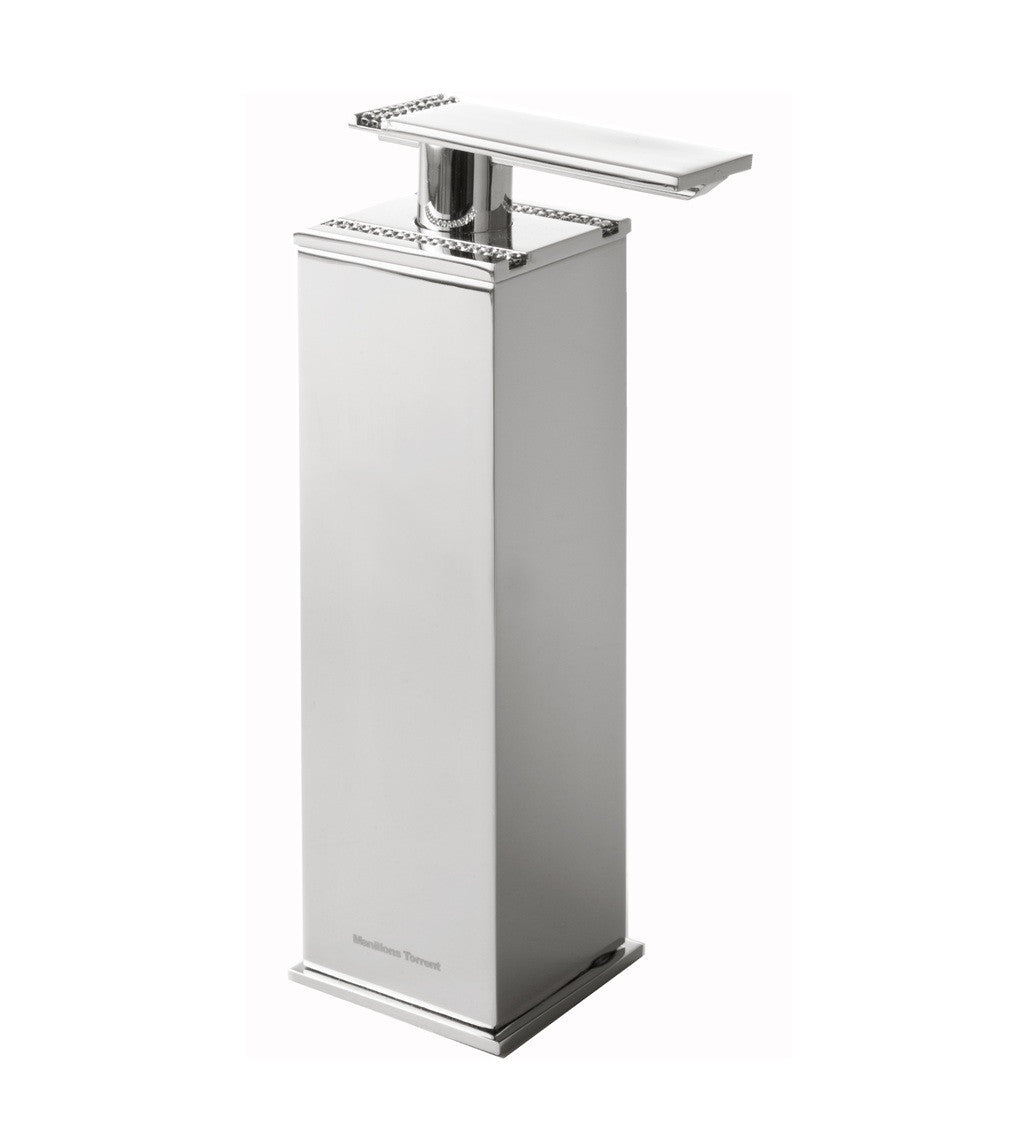 Carmen table soap dispenser square - Chrome