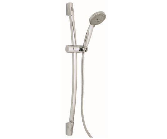 MZ Activa 700003800 Sliding Bar With Flexible Hose And Hand Shower Set - Chrome
