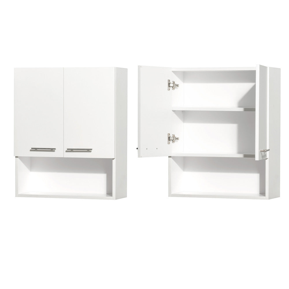 Centra Bathroom Wall Cabinet By Wyndham Collection - White