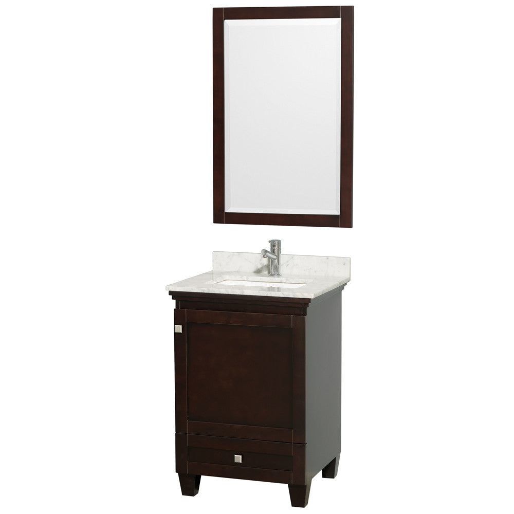 Acclaim 24 inch Single Bathroom Vanity in white