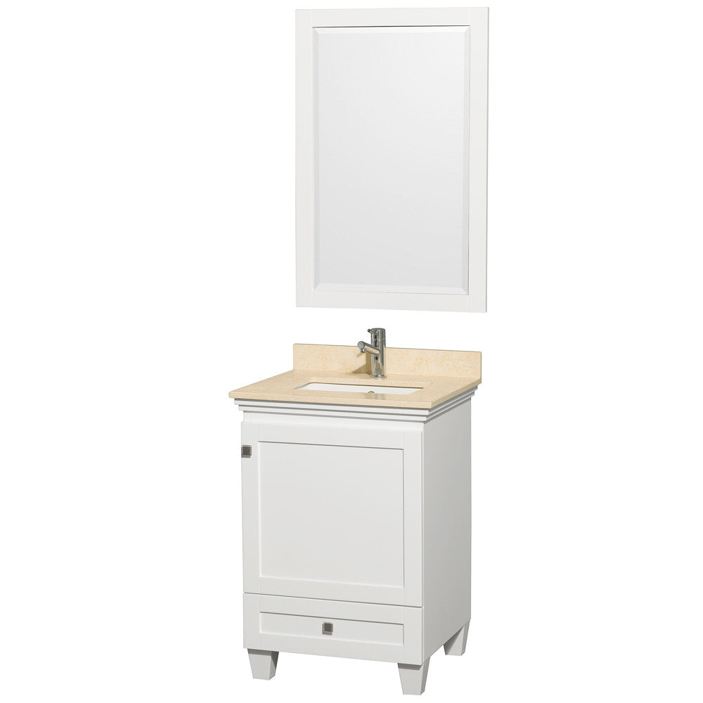 Acclaim 24 inch Single Bathroom Vanity in White