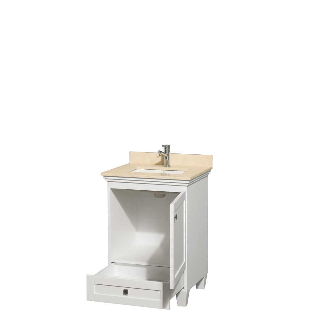 Acclaim 24 inch Single Bathroom Vanity in White