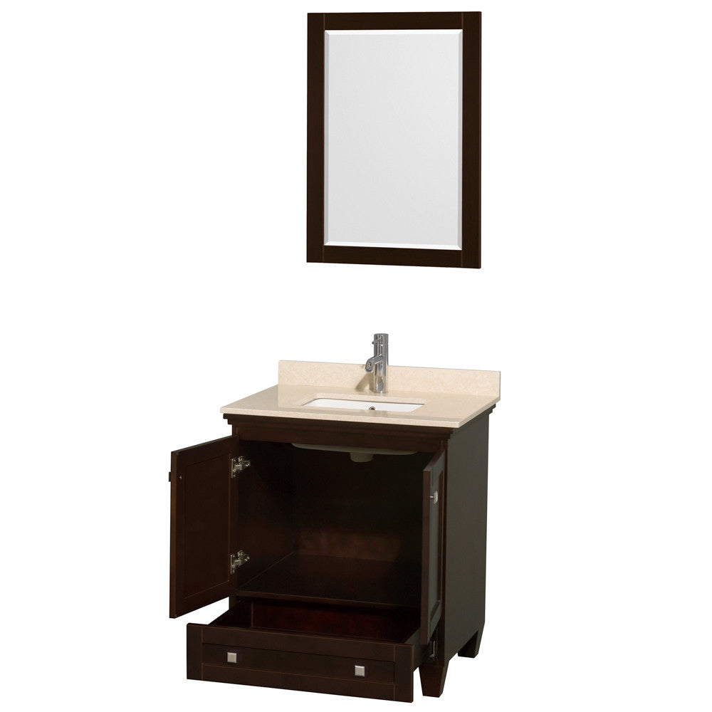 Acclaim 30 inch Single Bathroom Vanity in Espresso