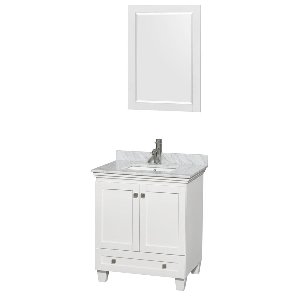 Acclaim 30 inch Single Bathroom Vanity in White