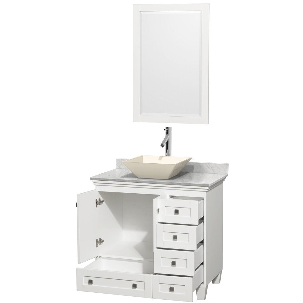 Acclaim 36 inch Single Bathroom Vanity in White