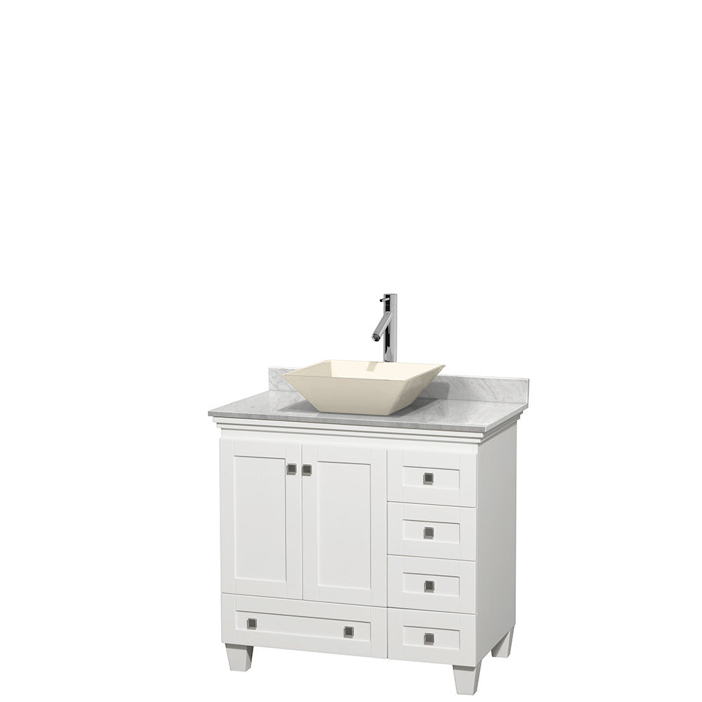 Acclaim 36 inch Single Bathroom Vanity in White