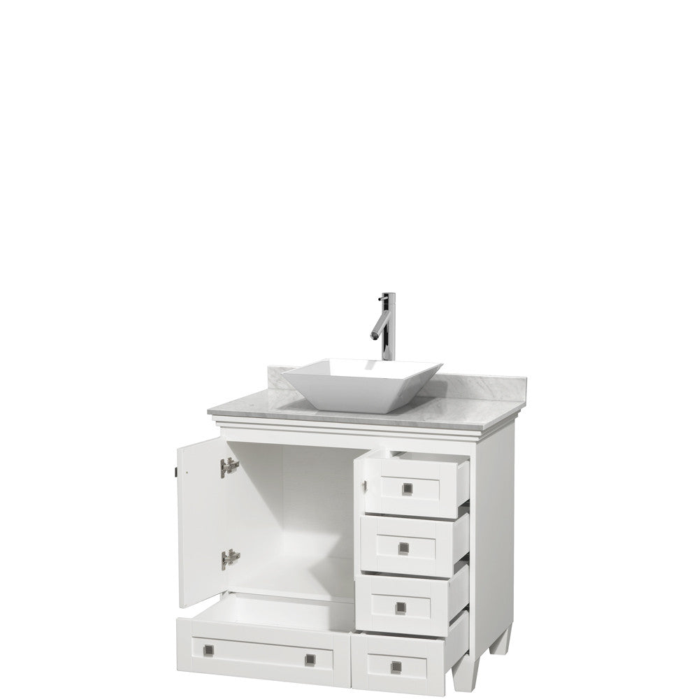 Acclaim 36 inch Single Bathroom Vanity in White