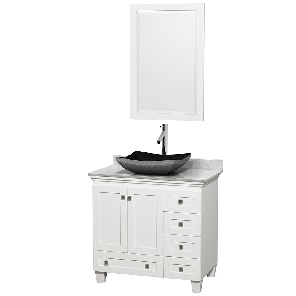 Acclaim 36 inch Single Bathroom Vanity in White