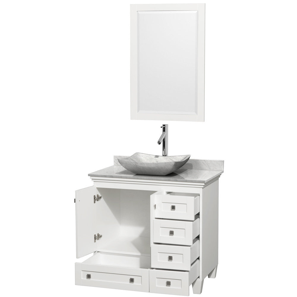 Acclaim 36 inch Single Bathroom Vanity in White