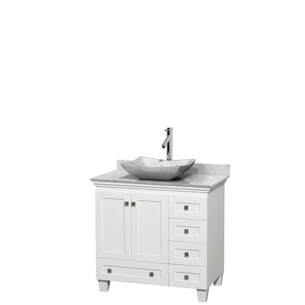 Acclaim 36 inch Single Bathroom Vanity in White