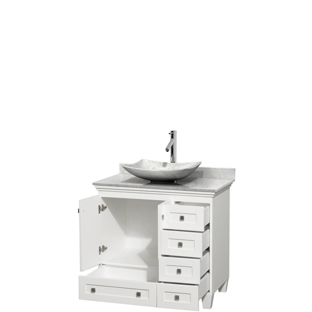 Acclaim 36 inch Single Bathroom Vanity in White