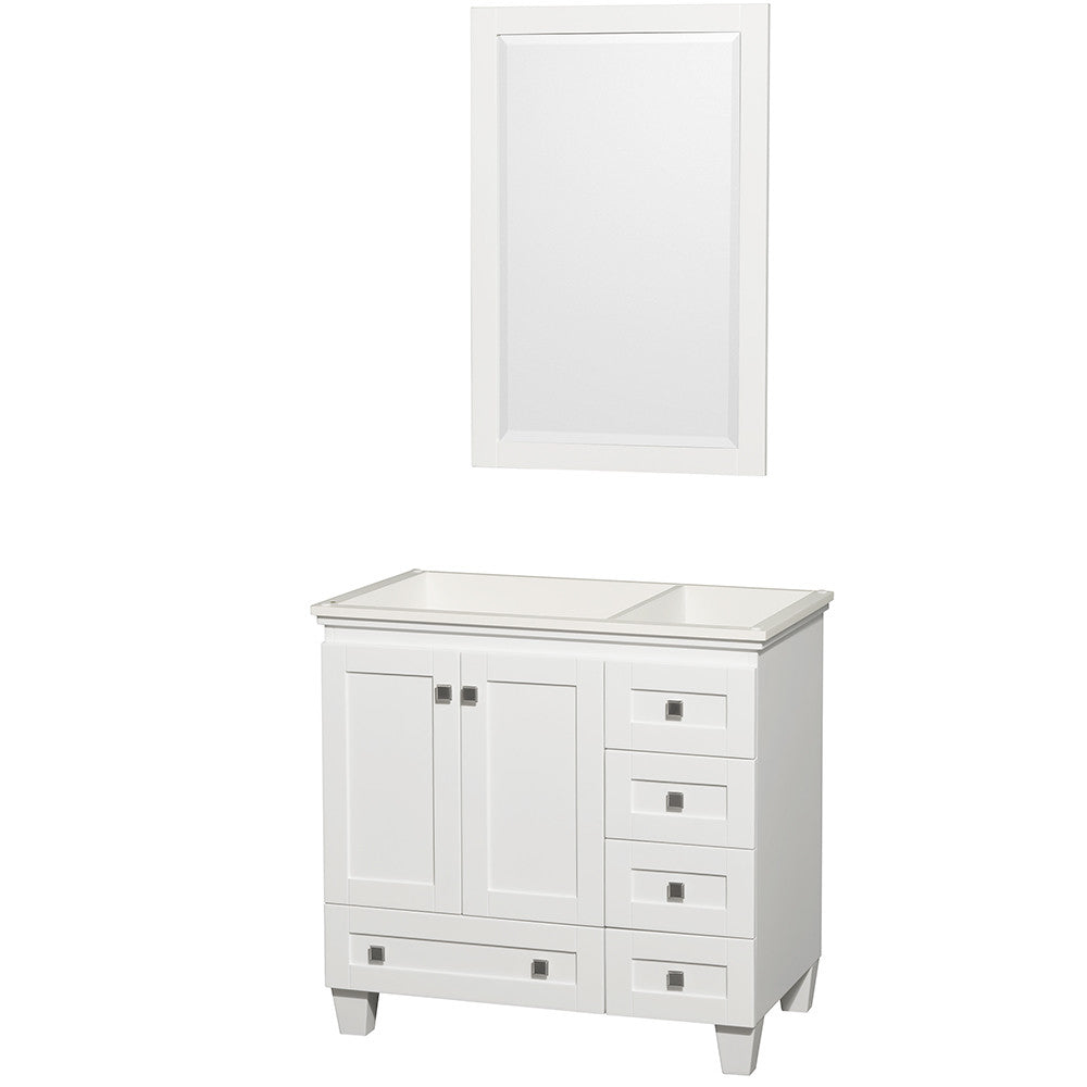 Acclaim 36 inch Single Bathroom Vanity in White