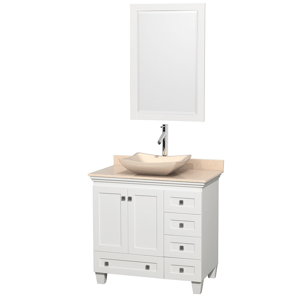 Acclaim 36 inch Single Bathroom Vanity in White