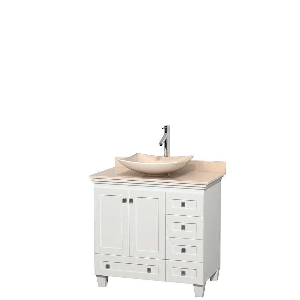 Acclaim 36 inch Single Bathroom Vanity in White