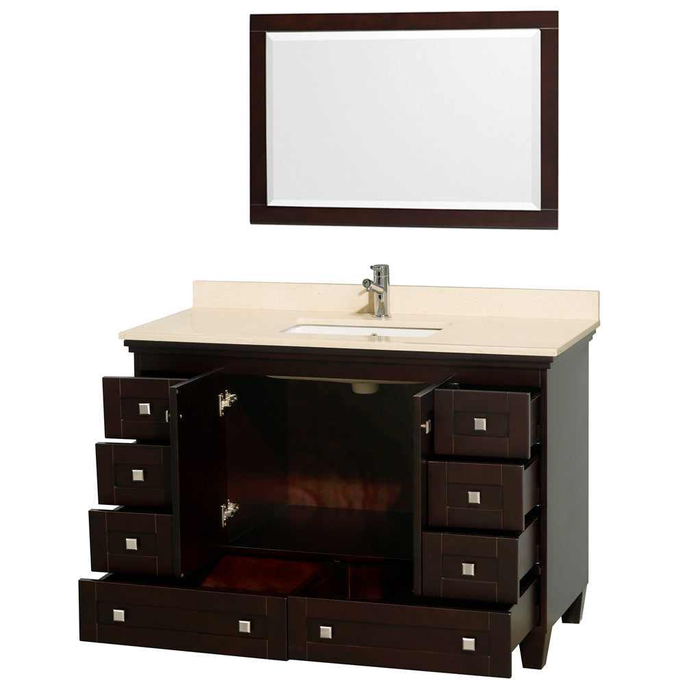 Acclaim 48 inch Single Bathroom Vanity in Espresso