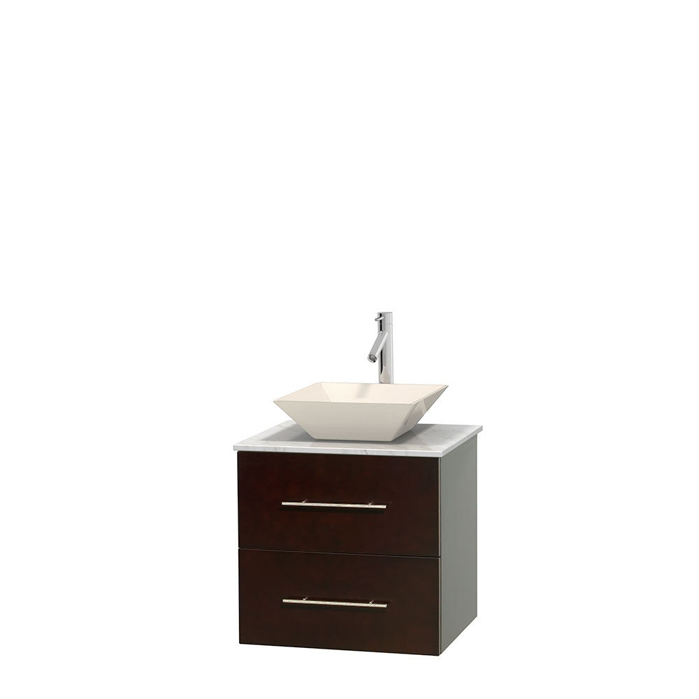 Centra 24 inch Single Bathroom Vanity Set - Espresso