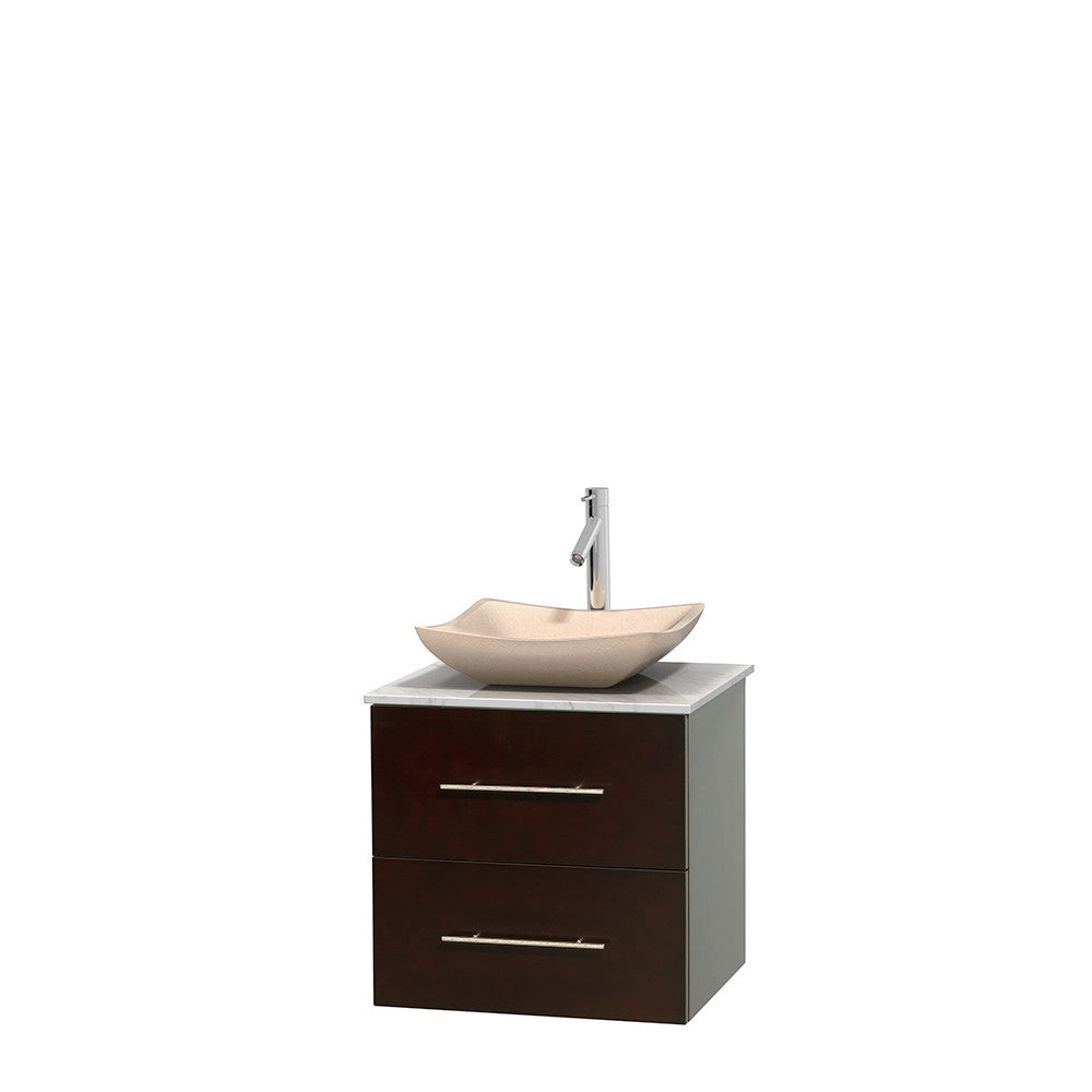 Centra 24 inch Single Bathroom Vanity Set - Espresso