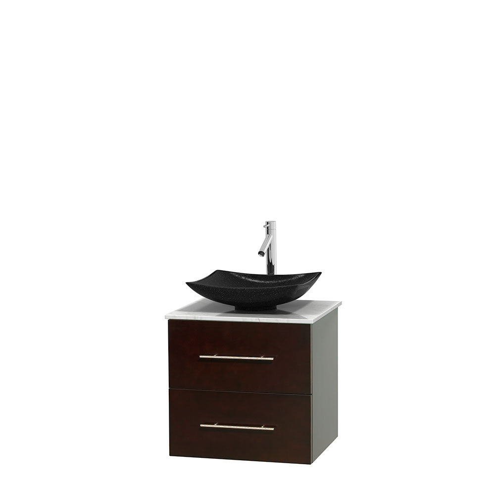 Centra 24 inch Single Bathroom Vanity Set - Espresso