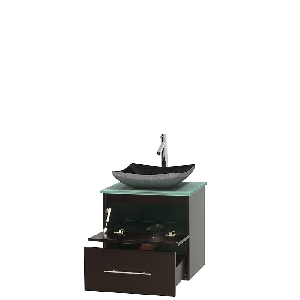 Centra 24 inch Single Bathroom Vanity Set - Espresso