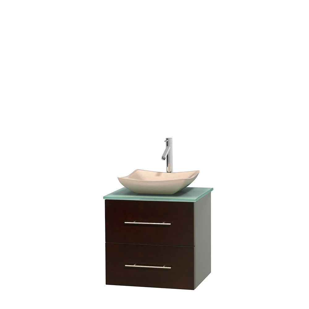 Centra 24 inch Single Bathroom Vanity Set - Espresso