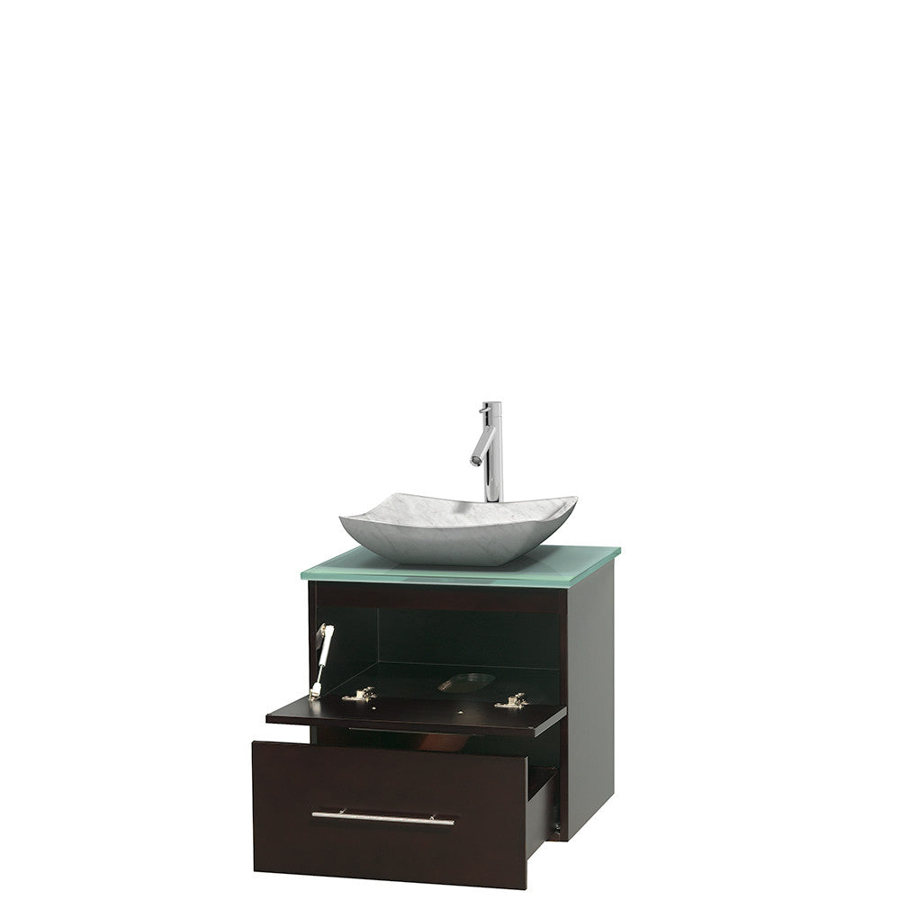 Centra 24 inch Single Bathroom Vanity Set - Espresso
