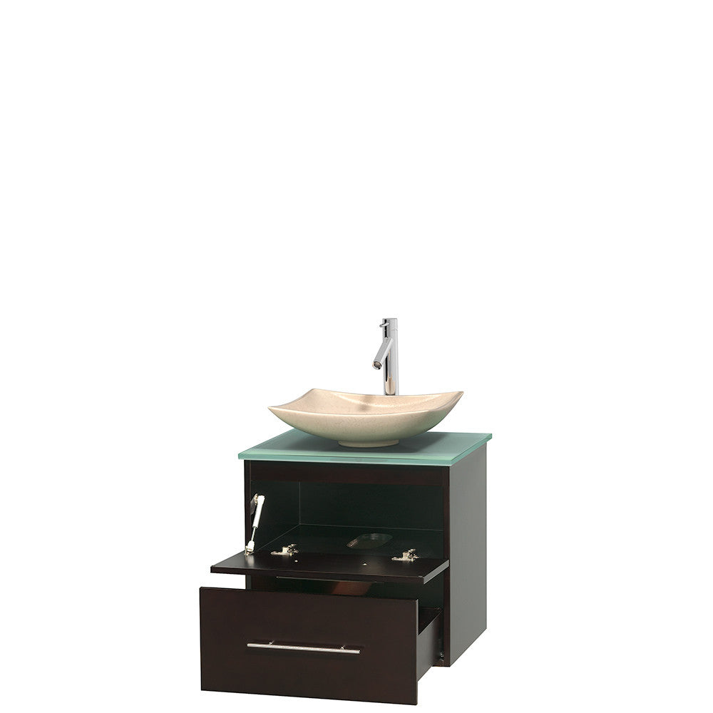 Centra 24 inch Single Bathroom Vanity Set - Espresso