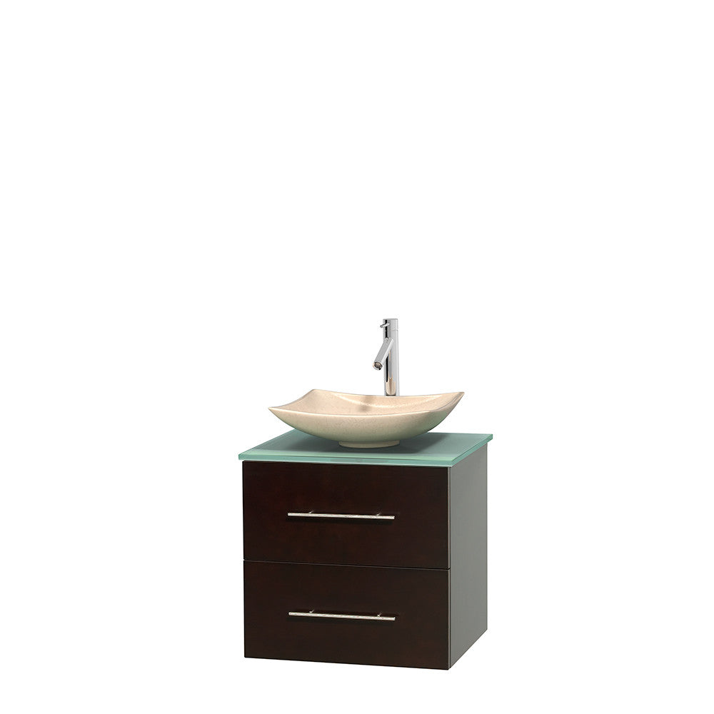 Centra 24 inch Single Bathroom Vanity Set - Espresso