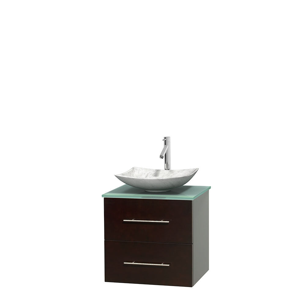 Centra 24 inch Single Bathroom Vanity Set - Espresso