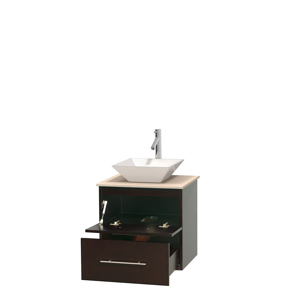 Centra 24 inch Single Bathroom Vanity Set - Espresso