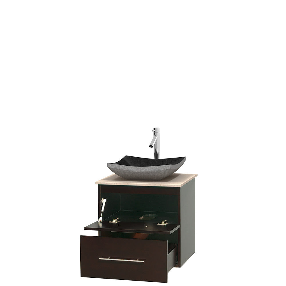 Centra 24 inch Single Bathroom Vanity Set - Espresso