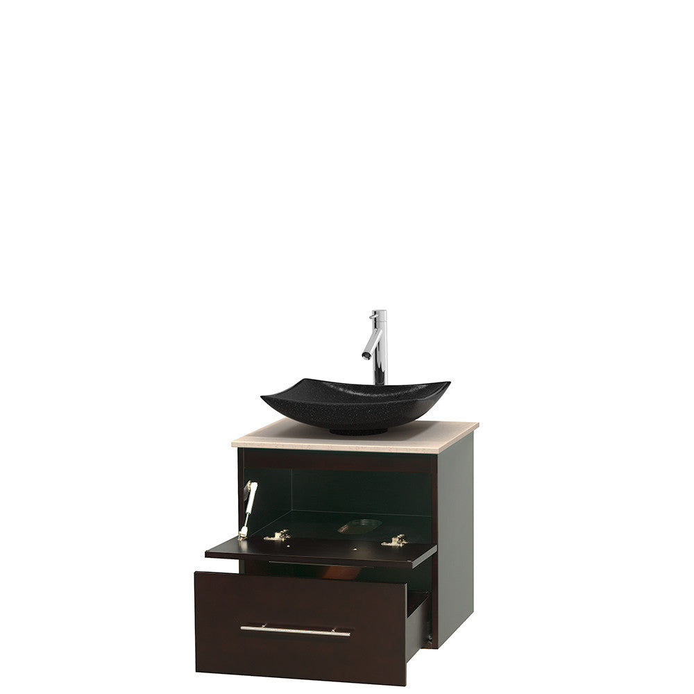 Centra 24 inch Single Bathroom Vanity Set - Espresso