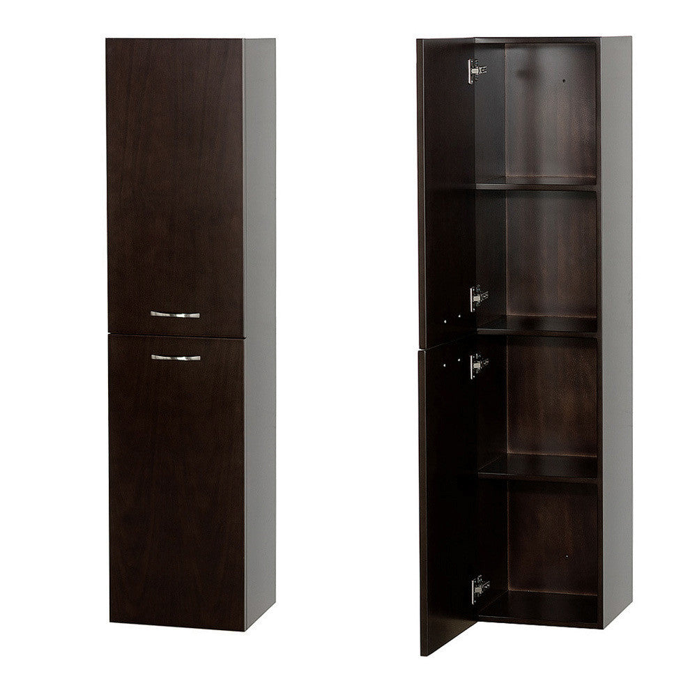 Accara Bathroom Wall Cabinet - Espresso