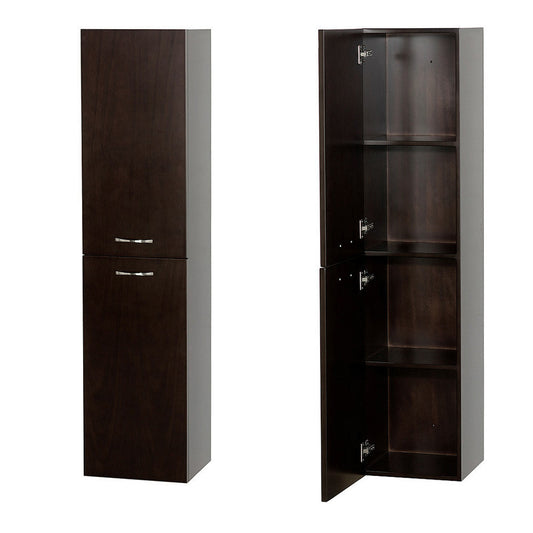 Accara Bathroom Wall Cabinet - Espresso