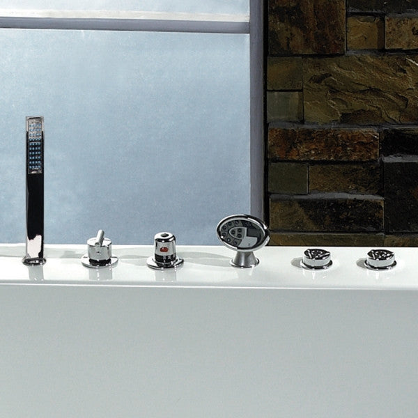 Ariel Platinum AM128 Whirlpool Bathtub 70" x 37" x 27"