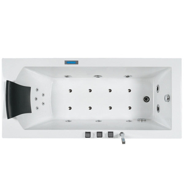 Ariel Platinum AM154R 70" Whirlpool Bathtub 70 x 31 x 25