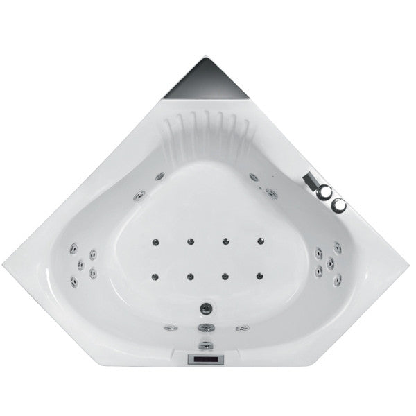 Ariel Platinum AM168 Whirlpool Bathtub 59 x 59 x 31