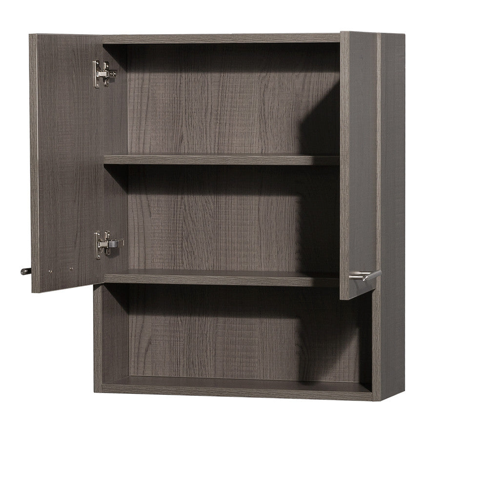 WYNDHAM COLLECTION Amare Bath Wall Cabinet - Gray Oak