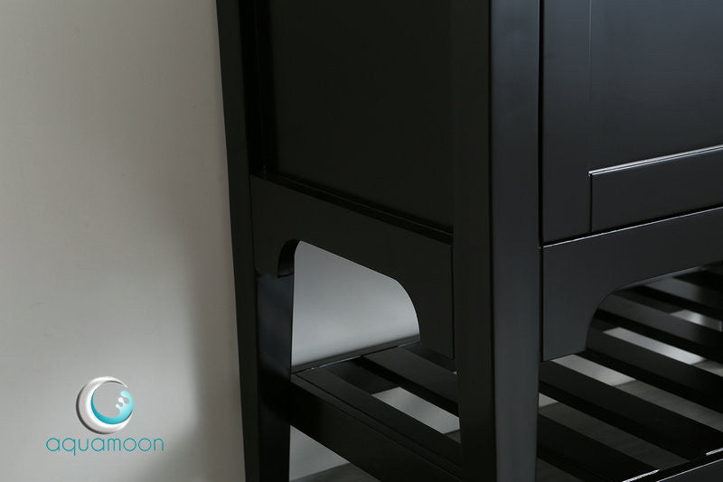 Aquamoon Rimini 31 Bathroom Vanity Set - Black