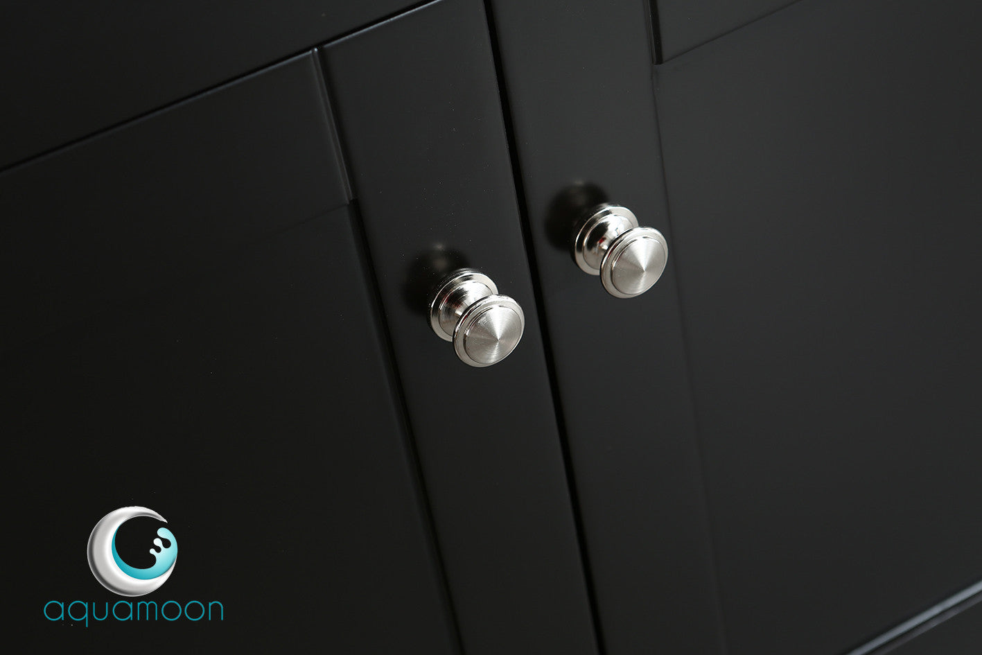 Aquamoon Rimini 36 Bathroom Vanity Set - Black