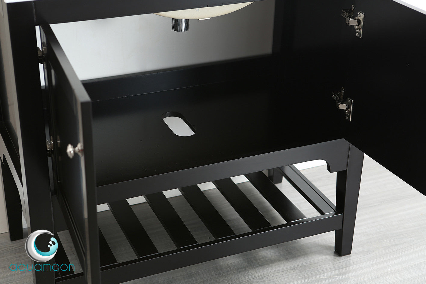 Aquamoon Rimini 36 Bathroom Vanity Set - Black