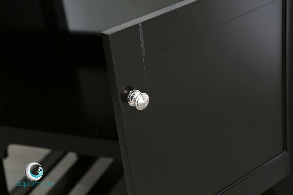 Aquamoon Rimini 36 Bathroom Vanity Set - Black