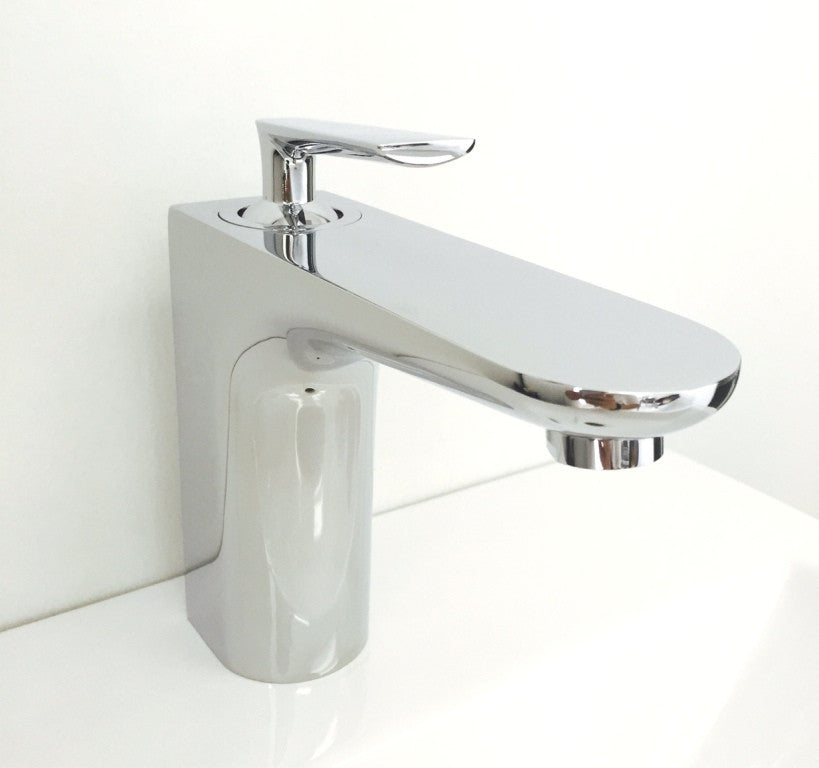Aquamoon Madrid Single Hole Mount Bathroom Faucet Chrome