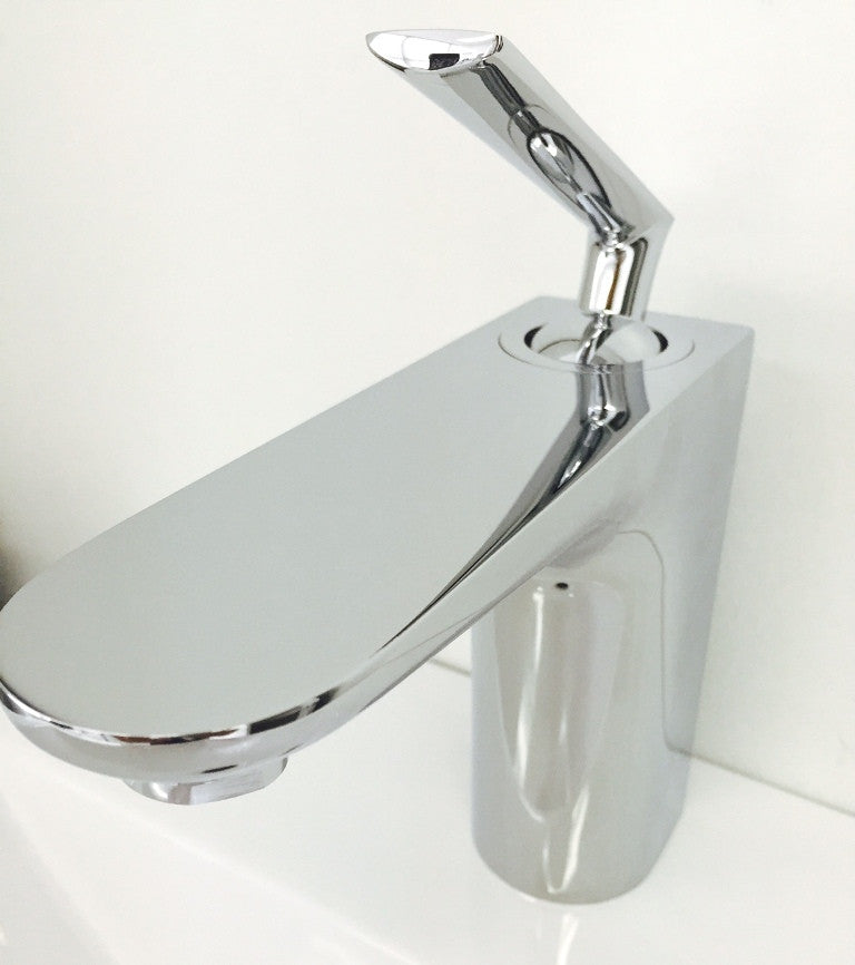 Aquamoon Madrid Single Hole Mount Bathroom Faucet Chrome