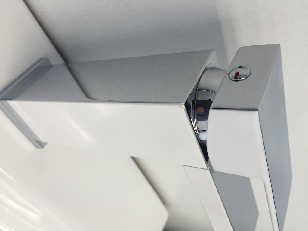 Aquamoon Milan Single Hole Mount Bathroom Faucet White