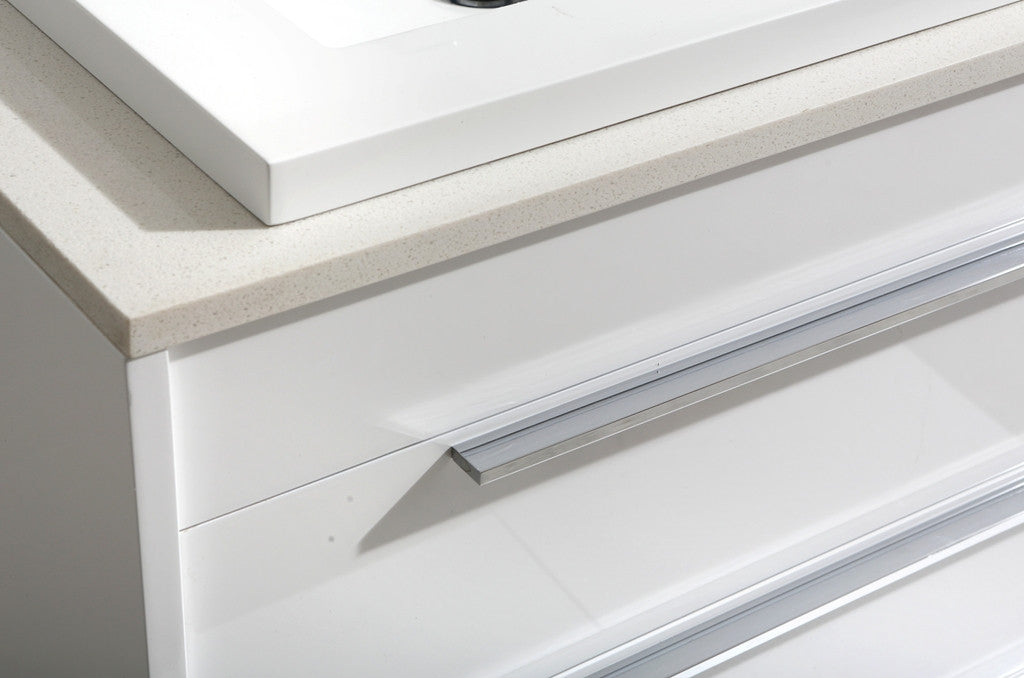 Aquamoon Roma 60 Double Modern Bathroom Vanity Set - White