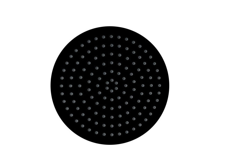 Aquamoon Round 12" Shower Head - Black
