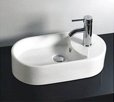Dax-224 Modern Bathroom Vessel Sink (Ceramic)