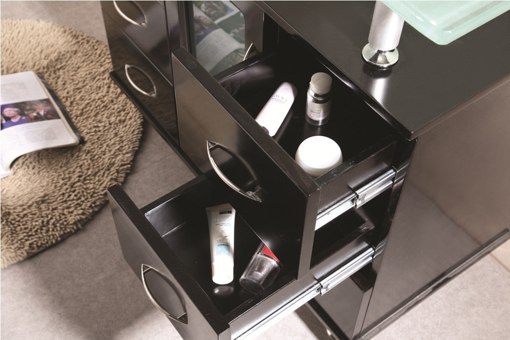 DESIGN ELEMENT Huntington 36" Single Drop In Sink Vanity Set